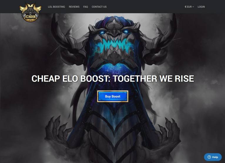 Portfolio project preview: Cheap ELO Boost