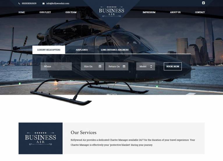 Portfolio project preview: Kellywood Air