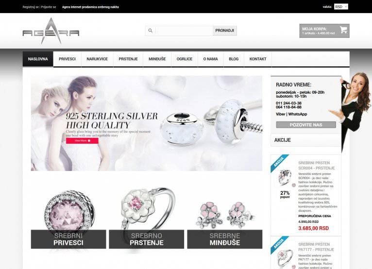 Portfolio prikaz projekta: Srebrni nakit